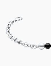 Half & Half Bracelet Silver